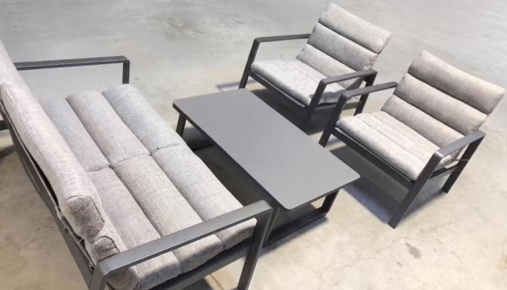 tuinset Loungeset grijs, Tuin en Terras, Tuinsets en Loungesets, Gebruikt, Tuinset, Ophalen