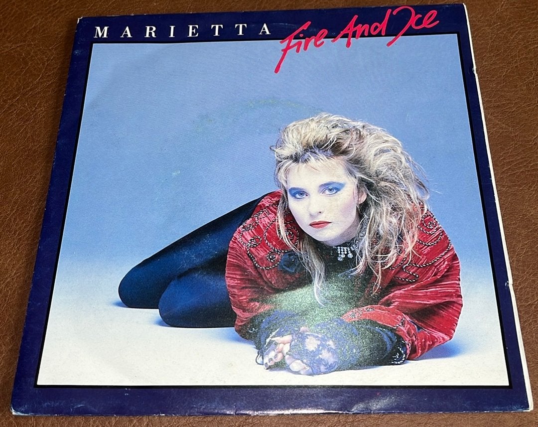 Marietta ‎– Fire And Ice - 7” vinyl single - EU 1986, Cd's en Dvd's, Vinyl | Filmmuziek en Soundtracks, Ophalen of Verzenden, Gebruikt