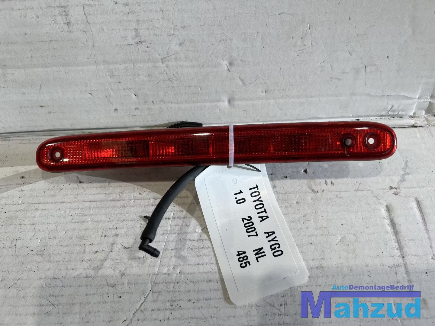 TOYOTA AYGO derde remlicht 2005-2014, Info@toyota.co.jp, Toyota Motor Corporation, Toyota-Cho 1
471-8571  Toyota City, Toyota