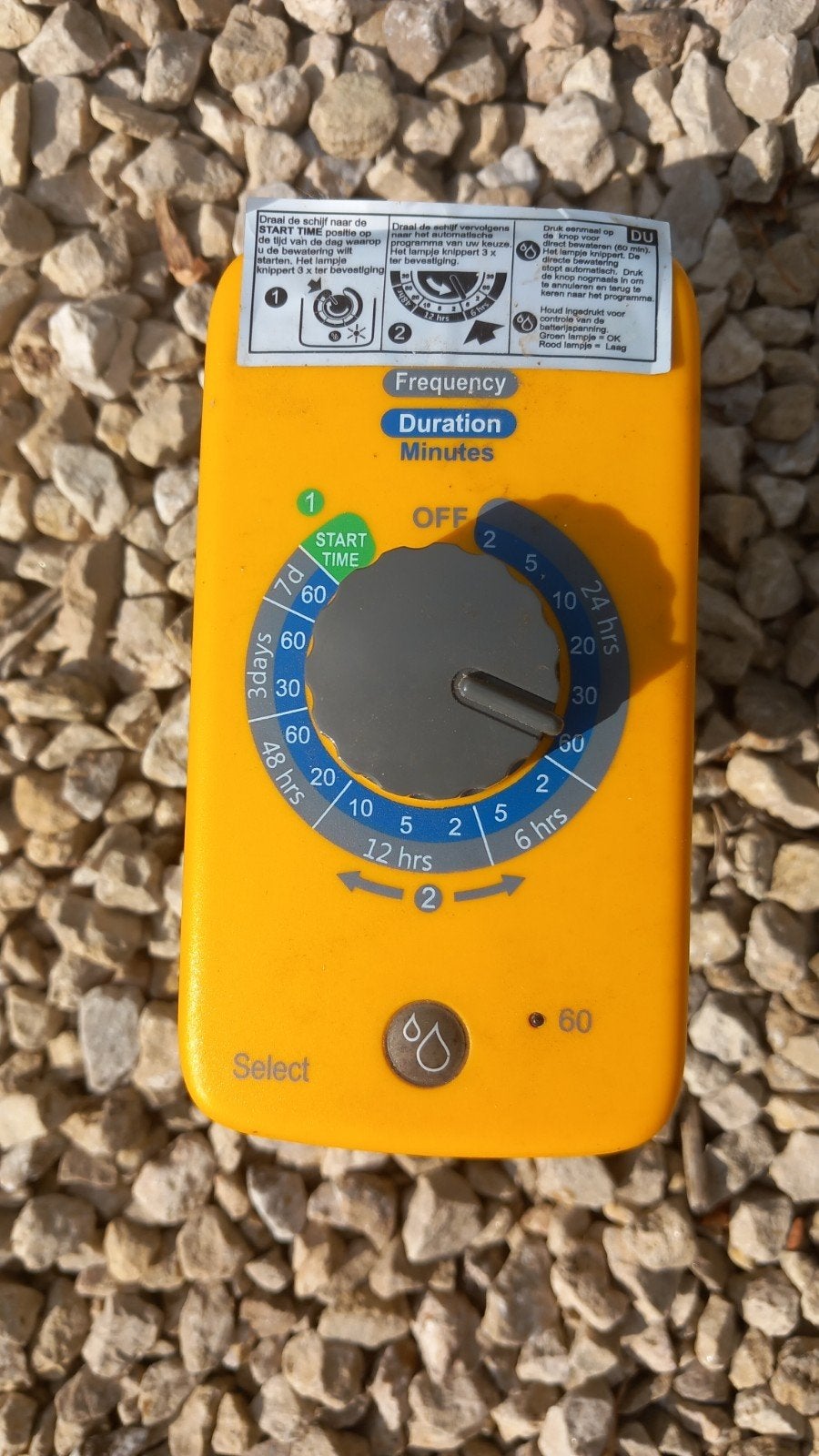 Hozelock select controller watercomputer, Enlèvement
