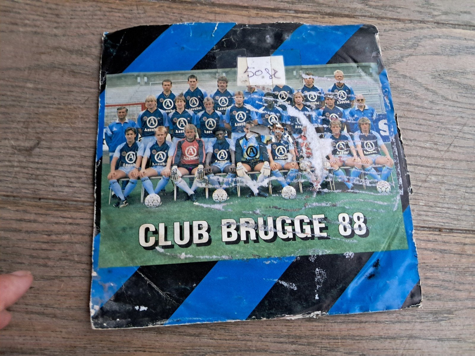 kampioenenlied 1988, Club Brugge, gezongen : spelers + traia, Ophalen of Verzenden