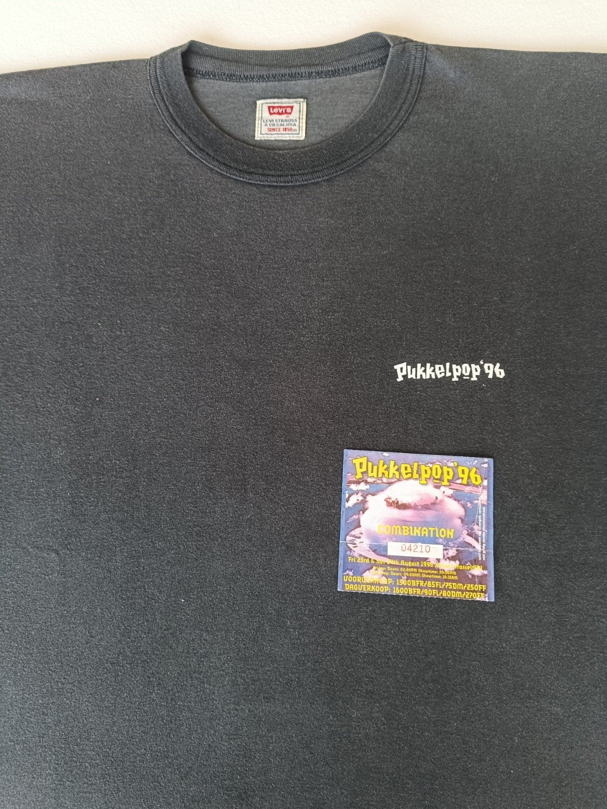 pukkelpop 1996 vintage, Verzamelen, Ophalen of Verzenden, Gebruikt, Kleding