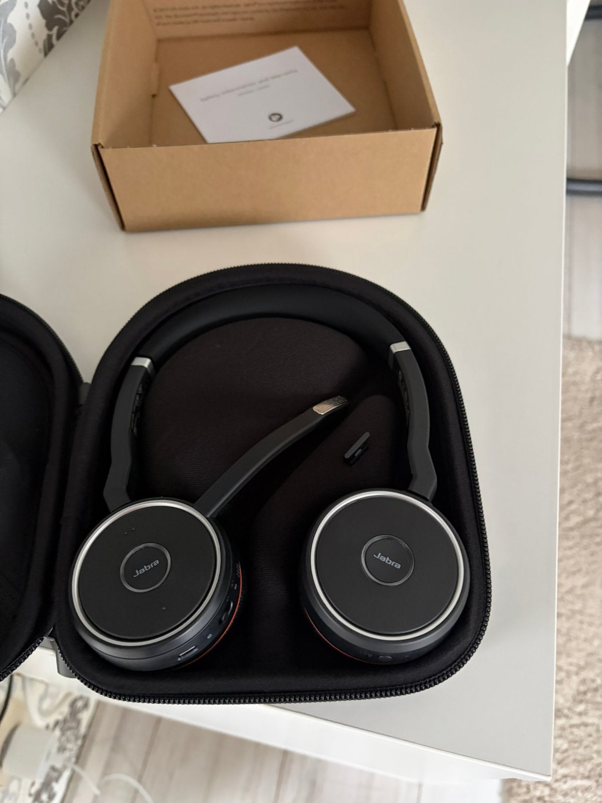 NIEUW draadloze hoofdtelefoon jabra evolve, Audio, Tv en Foto, Hoofdtelefoons, Ophalen, Nieuw, Overige merken, Bluetooth