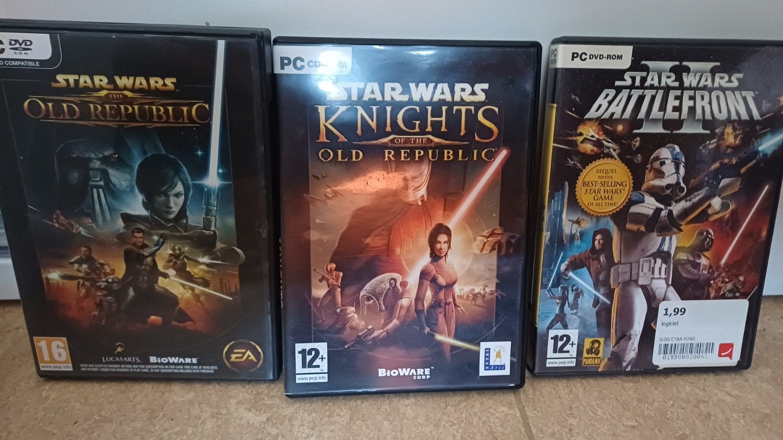 Star Wars PC CD-Rom games w/ Manual, Ophalen
