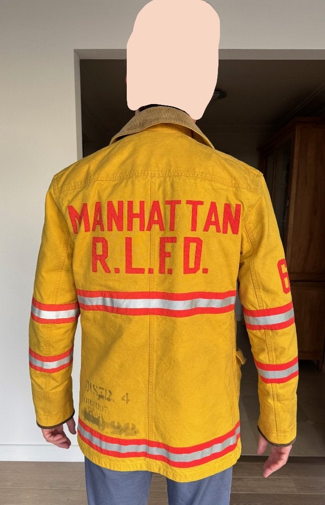 RALPH LAUREN FIREMAN JACKET - maat S, M, Kleding | Heren, Jassen | Winter, Ophalen of Verzenden, Zo goed als nieuw, Maat 48/50 (M)
