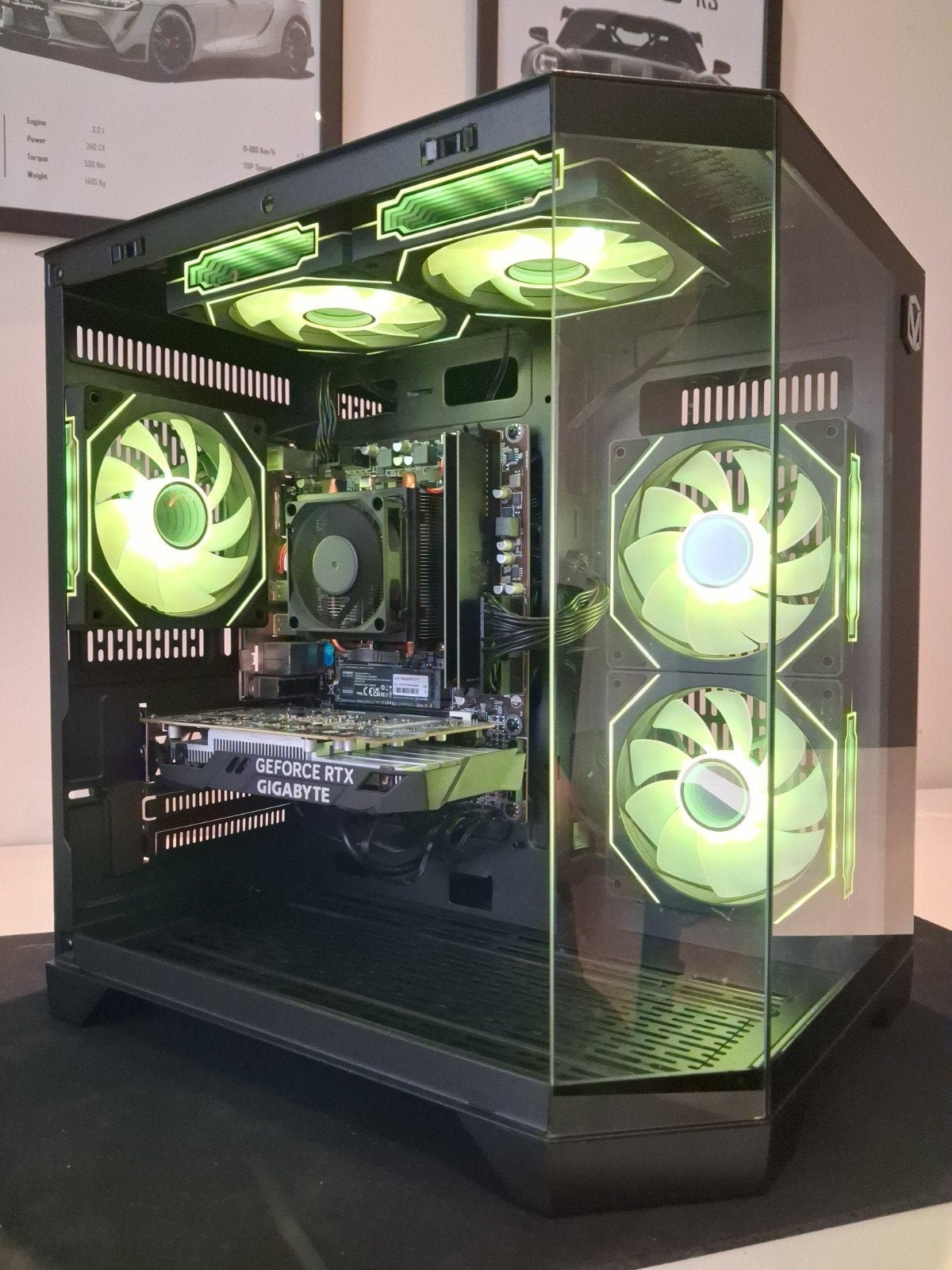 Complete RGB Gaming PC Setup | Ryzen 5 5500 | RTX 3050 | 1TB, Computers en Software, Ophalen, AMD Ryzen 5, Zo goed als nieuw, Gaming