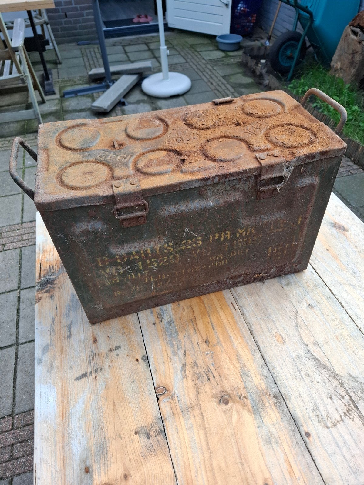munitie kist ww2 us army 1942, Verzamelen, Militaria | Tweede Wereldoorlog, Ophalen of Verzenden