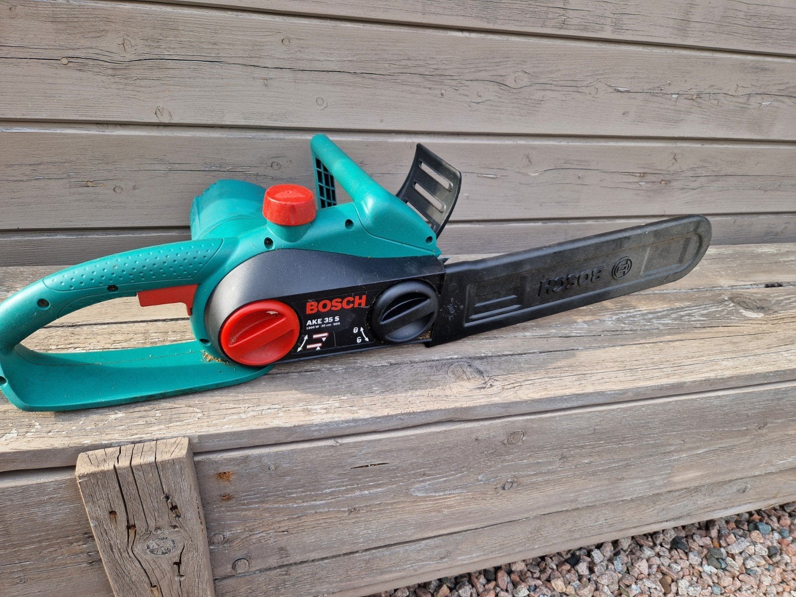elektrische kettingzaag 220V, Tuin en Terras, Ophalen, Gebruikt, Elektrisch, Bosch