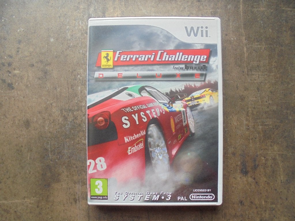 Ferrari Challenge Trofeo Pirelli Deluxe vr Wii (ziefoto's)II, Consoles de jeu & Jeux vidéo, Enlèvement ou Envoi, 1 joueur, Course et Pilotage