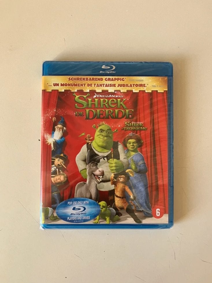 Shrek de Derde (Blu-ray - Sealed), Cd's en Dvd's, Kinderen en Jeugd, Ophalen of Verzenden, Blu-ray, Nieuw in verpakking