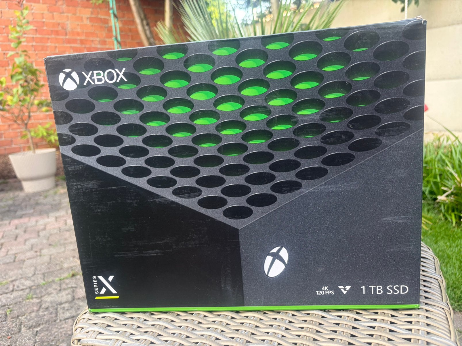 X series xbox lege doos, Games en Spelcomputers, Ophalen, Zo goed als nieuw