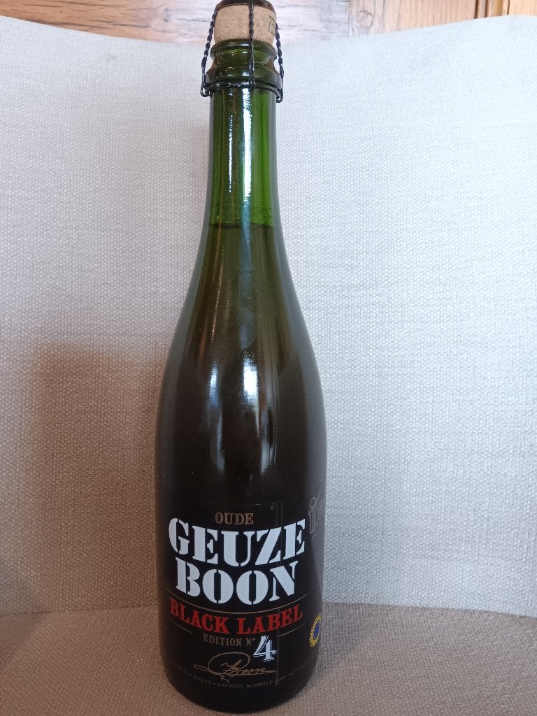 boon - oude geuze - black label nr 4  - 2017 - 75 cl - 7%, Verzamelen, Ophalen, Nieuw, Flesje(s), Overige merken
