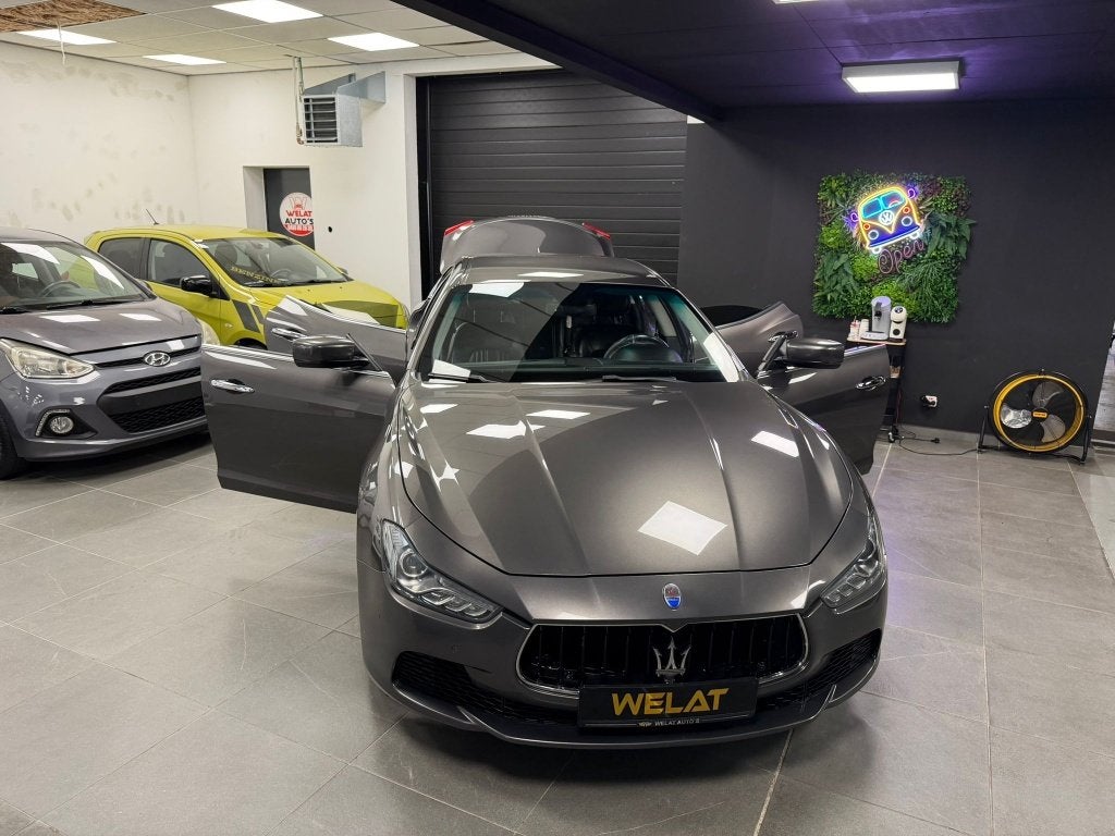 MASERATI GHIBLI  2016 DIESEL 3.0 V6 MOTOR TOP STAAT, Auto's, Maserati, Automaat, Dealer onderhouden, 158 g/km, Leder