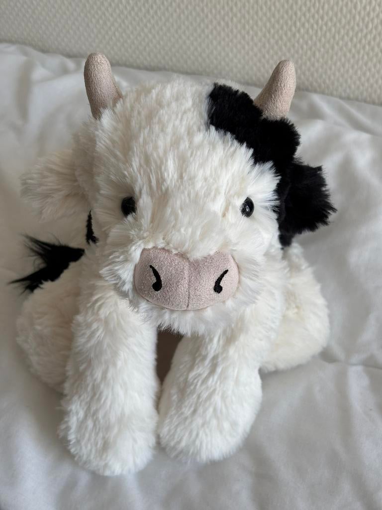 Vache Jellycat Smudge, Neuf, Jellycat, Enlèvement ou Envoi, Blanc