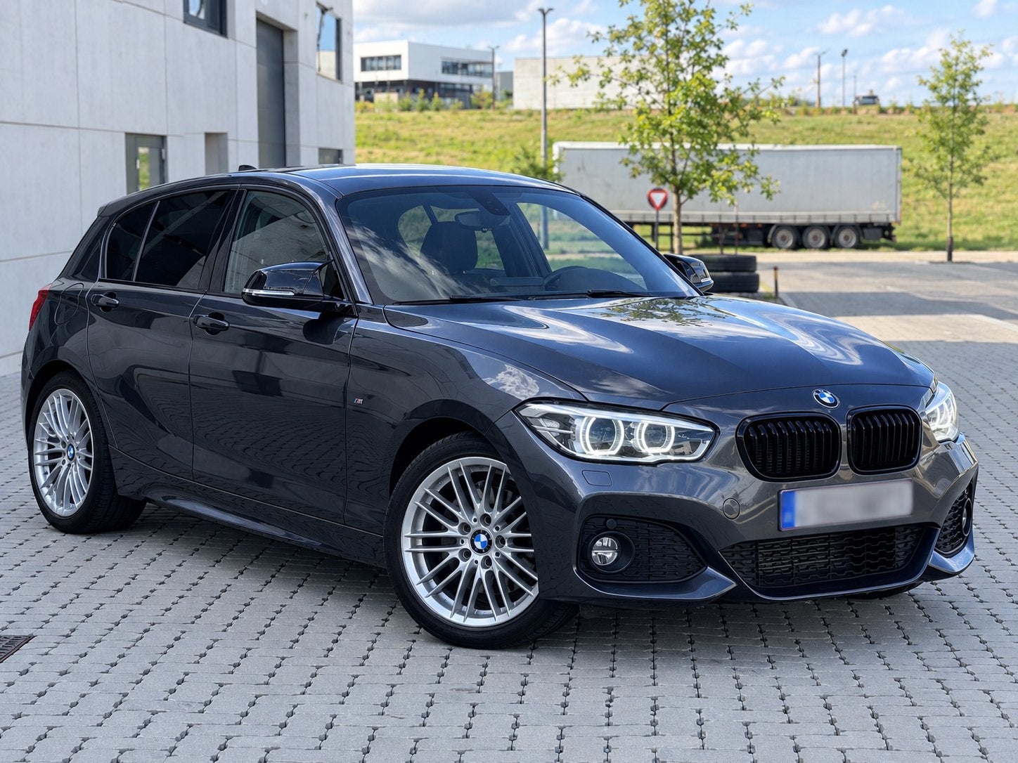 À VENDRE – BMW Série 1 118i Pack M – 2018, Autos, 100 kW, Argent ou Gris, Achat, Euro 6