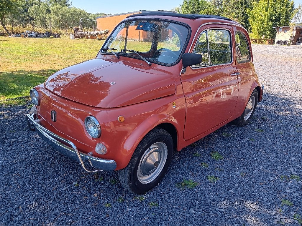 FIAT 500  (110F) 1969, Autos, Fiat, Achat, Boîte manuelle, Noir, Berline