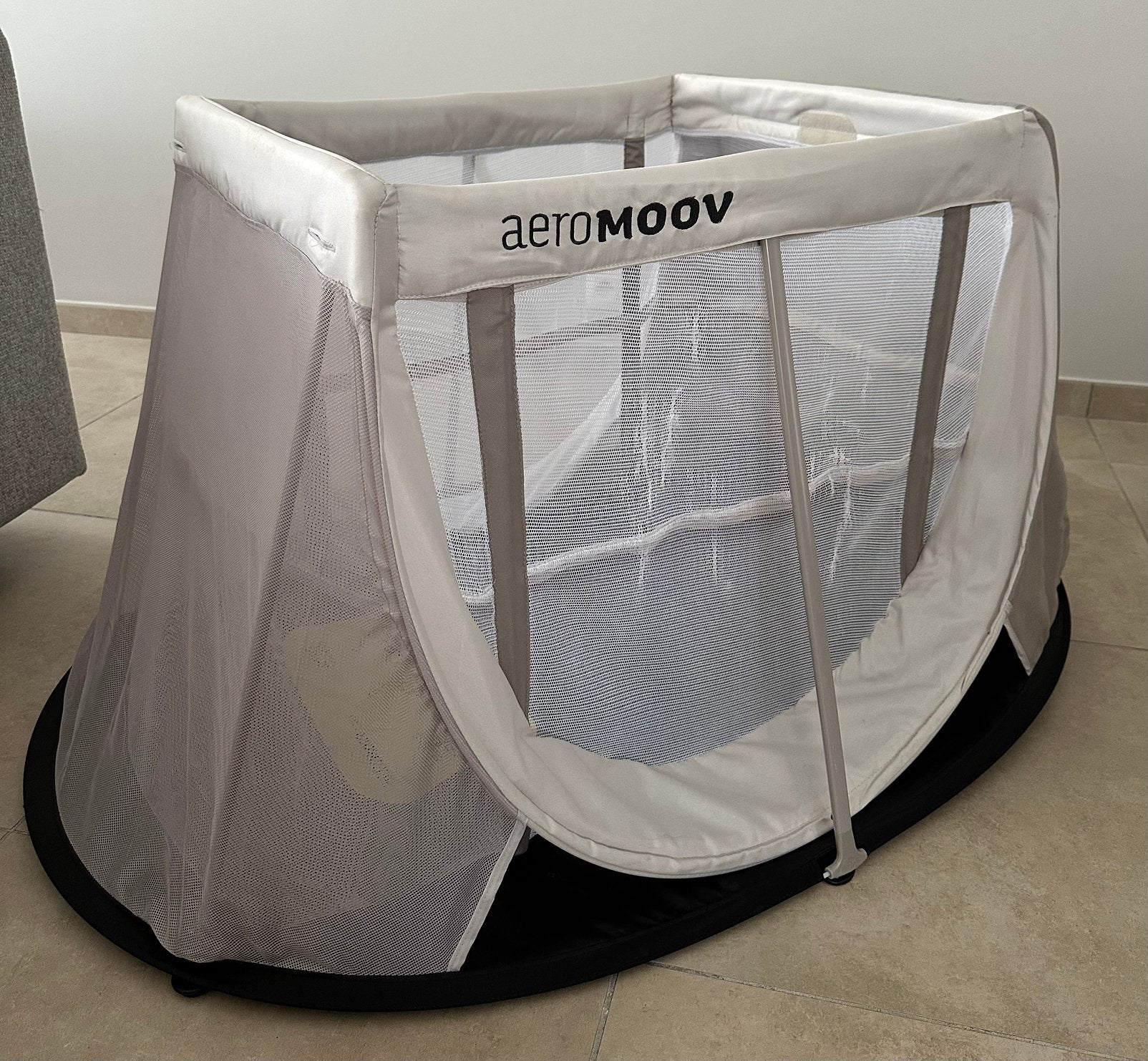 Aeromoov Instant Reisbed (Incl. Aerosleep Matrasbeschermer), Kinderen en Baby's, Ophalen, Gebruikt, Reisbedje