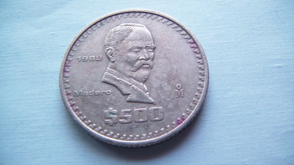 mexique 500 pesos 1988, Enlèvement