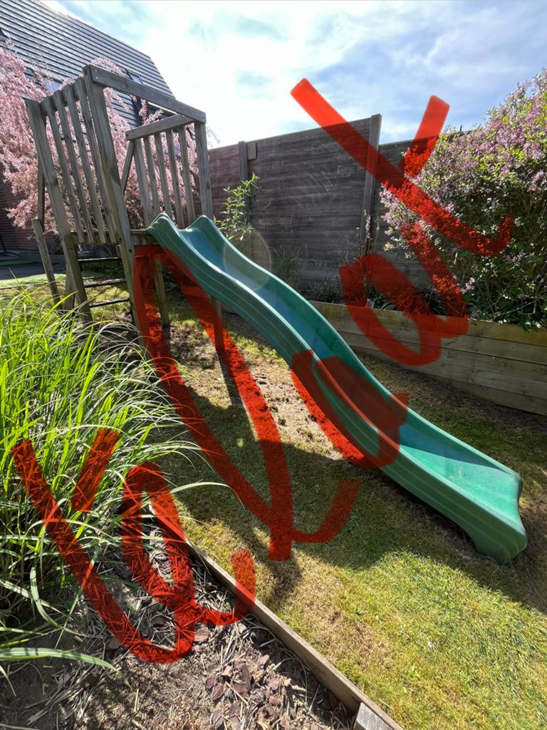 Glijbaan/ te laat -verkocht, Kinderen en Baby's, Ophalen, Zo goed als nieuw, Glijbaan