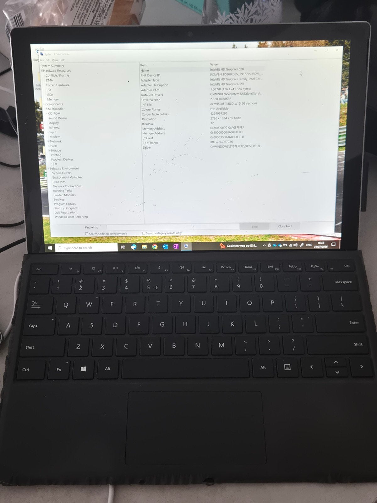 Microsoft Surface Pro 5 (2017) - i5-7300U / 8GB / 256GB, Enlèvement, SSD