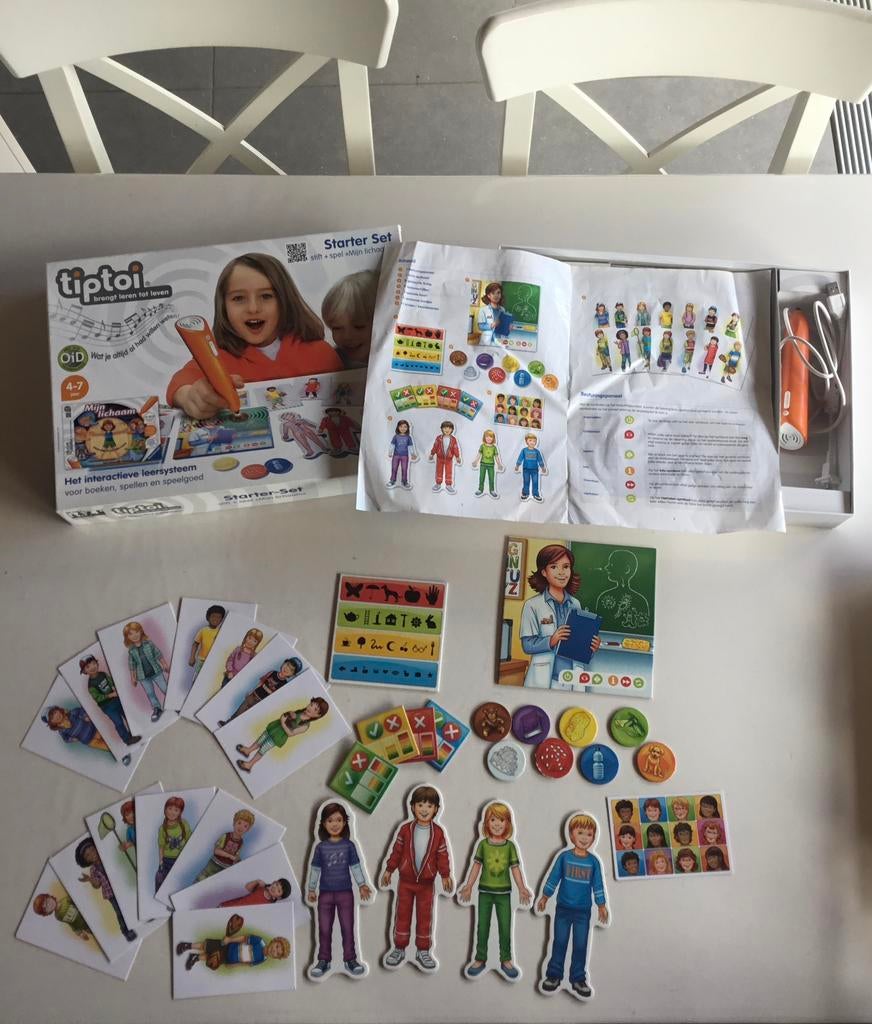 Tiptoi starterset Mijn lichaam, compleet met stift., Kinderen en Baby's, Ophalen of Verzenden, Zo goed als nieuw, Ontdekken, Met geluid