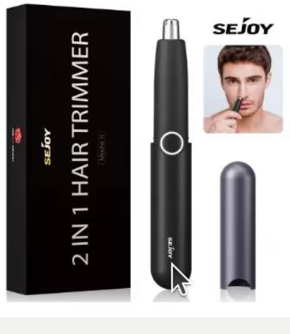Tondeuse à cheveux et épilateur nasal de luxe Sejoy 2 en 1