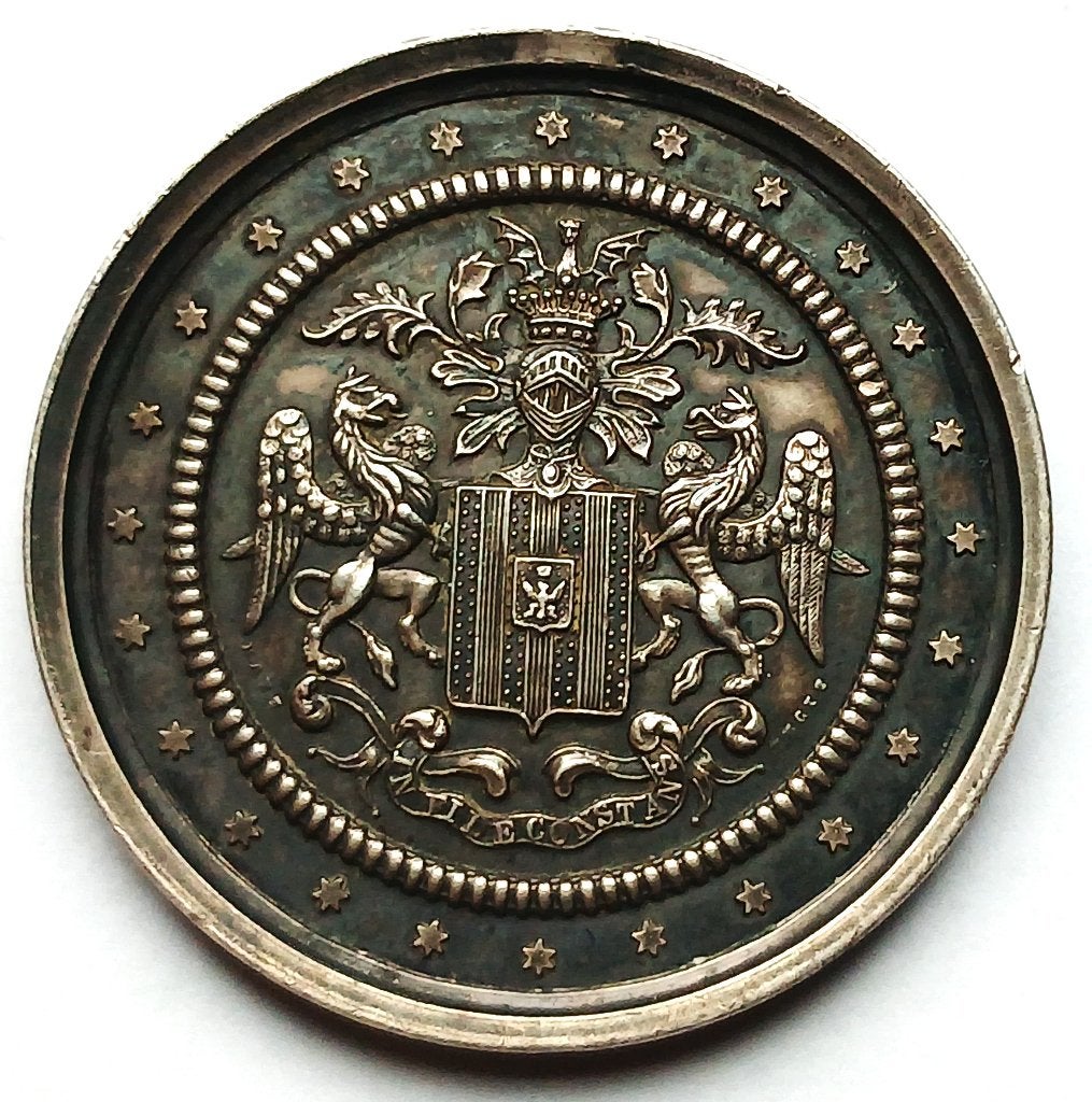 medaillie 1866 mechelen academie de malines 1e prix concours, Postzegels en Munten, Penningen en Medailles, Ophalen of Verzenden