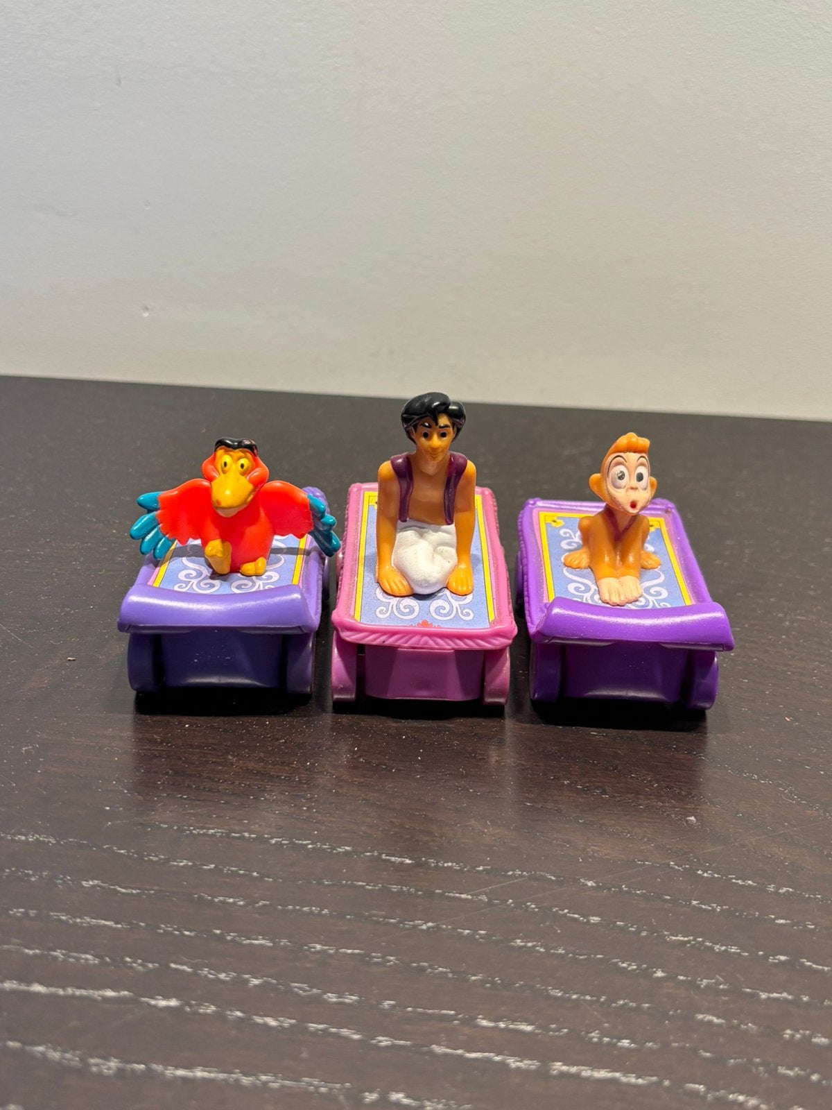 Disney Aladdin Happy Meal McDonald vliegend tapijt Jago Apu, Ophalen of Verzenden, Overige figuren, Gebruikt, Beeldje of Figuurtje