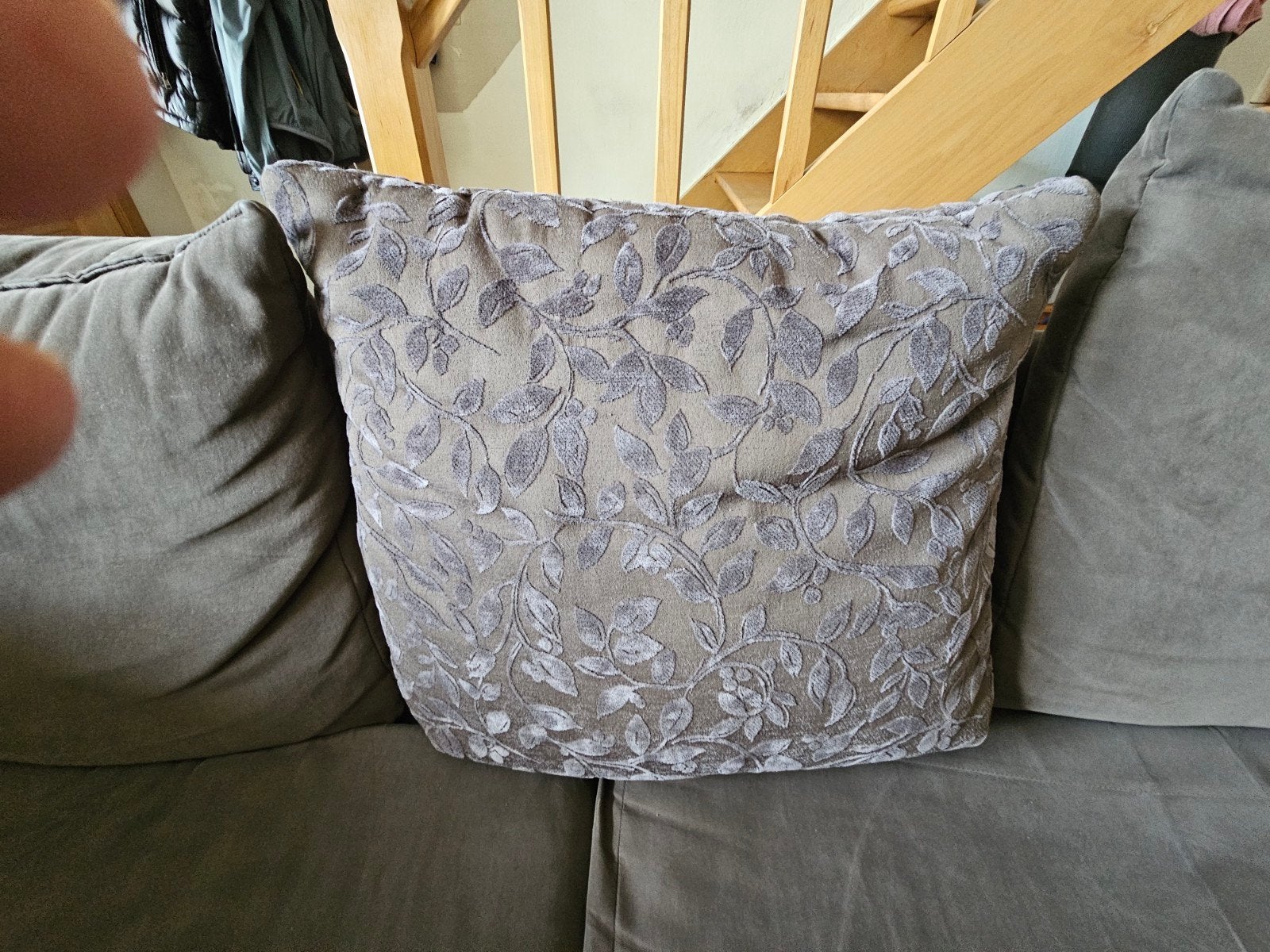 canapé d'angle, Maison & Meubles, Accessoires pour la Maison | Coussins, Gris, Enlèvement, Utilisé, Autres formes