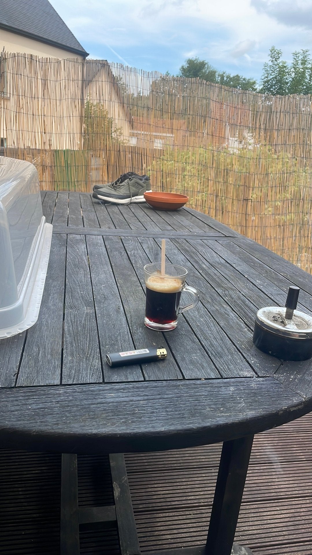 A donner table de jardin ne se demonte  pas, Ophalen, Zo goed als nieuw