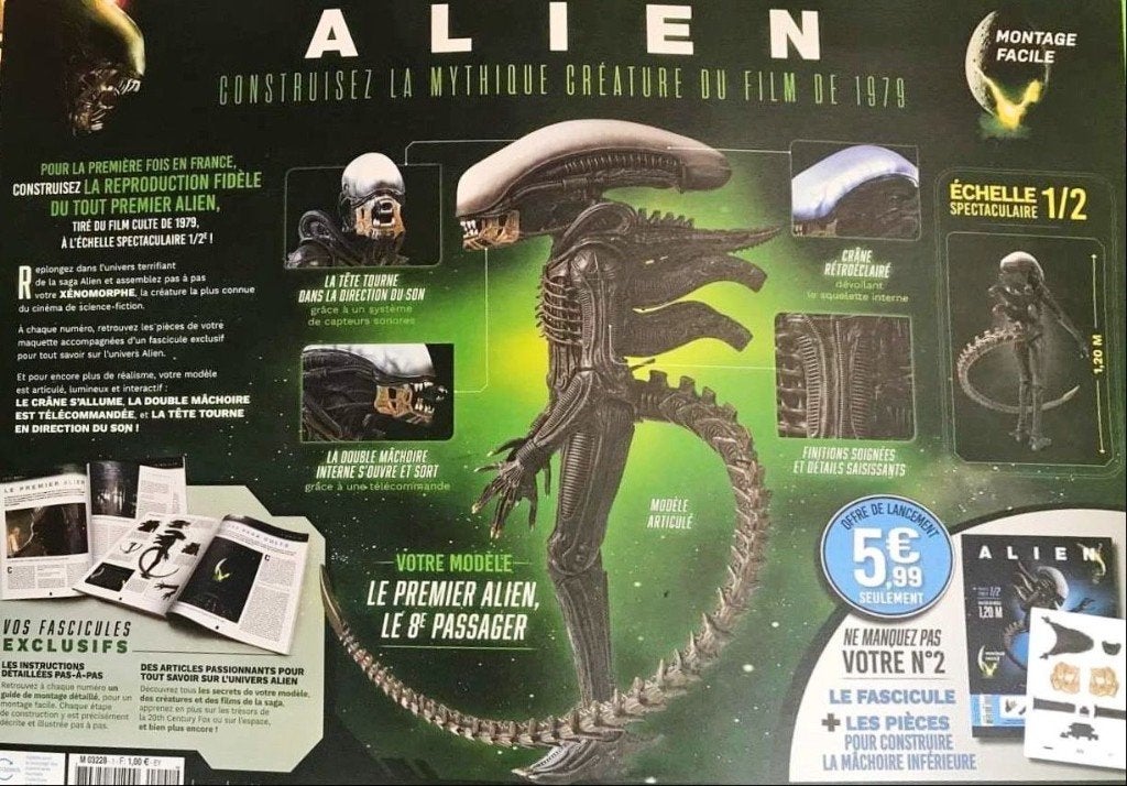 Alien hachette collection, Verzamelen, Beelden en Beeldjes, Ophalen, Nieuw, Overige typen