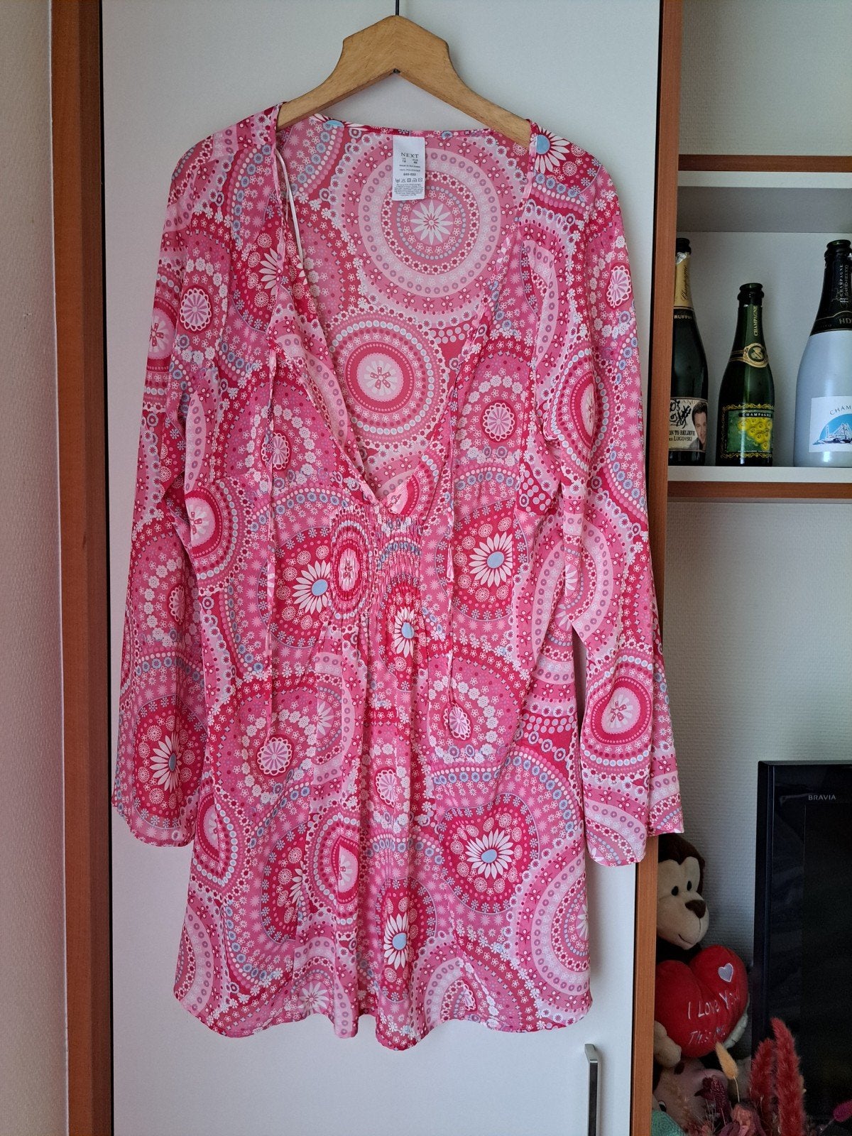 Next, strand tuniek met Mandala Print,  mt 46, Ophalen of Verzenden, Wit