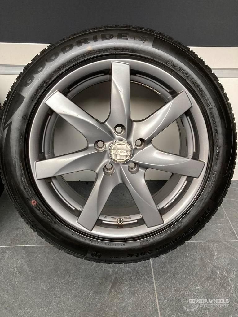17'' Renault Laguna III velgen + allseason banden 5x114.3, Auto-onderdelen, -, -, Banden en Velgen, 17 inch