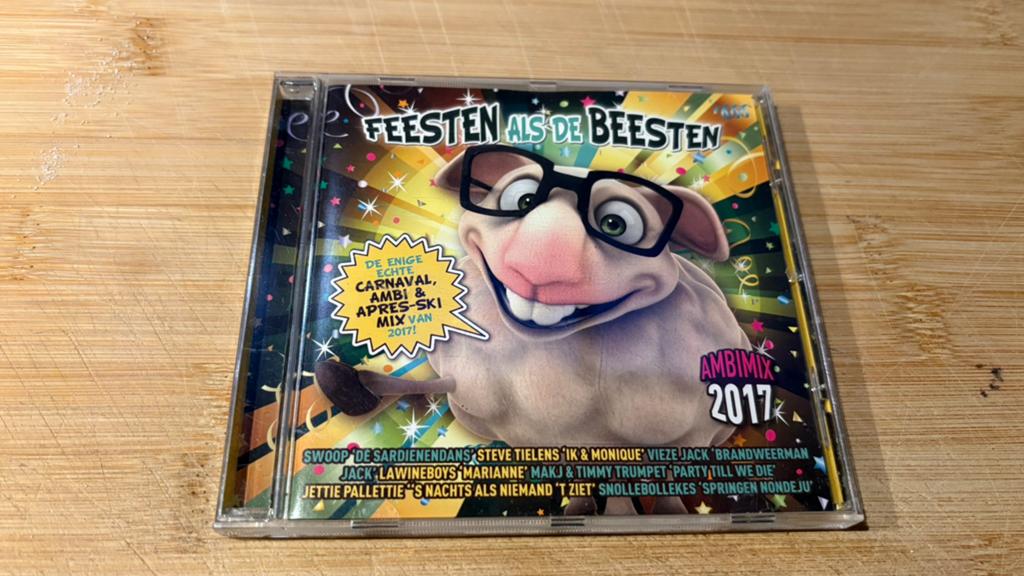 Cd Feesten als de beesten : ambimix 2017, Cd's en Dvd's, Ophalen, Zo goed als nieuw
