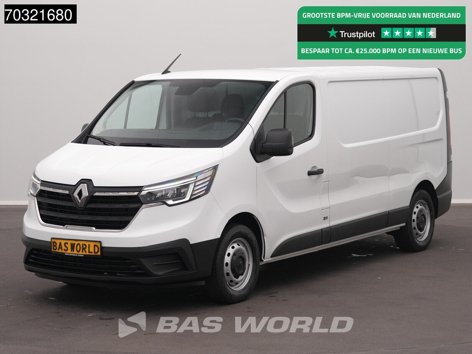 Renault Trafic 130pk L2H1 LED Airco Cruise Parkeersensoren E, Auto's, Multifunctioneel stuurwiel, Stof, Gebruikt, Euro 6