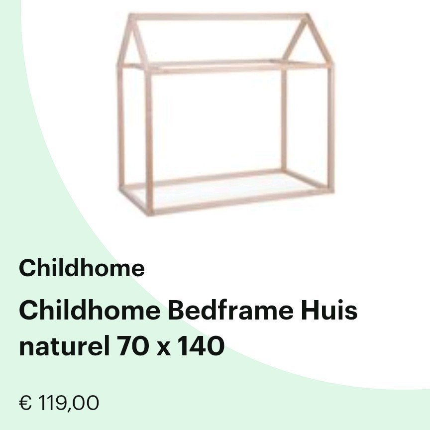 bedframe huis of speelhuisje hout, Ophalen, Gebruikt, Hout