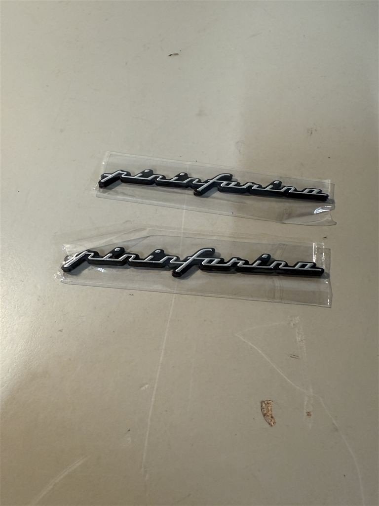 Pininfarina Badge - Embleem Fiat, Ferrari, Alfa Romeo, Abart, Ophalen of Verzenden, Zo goed als nieuw