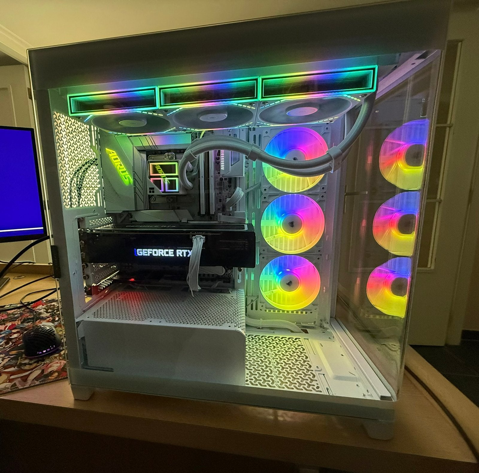 Complete high end gaming pc i9 14900k-rtx 4080-32gb-2tb 9100, Computers en Software, Videokaarten, Ophalen, Zo goed als nieuw