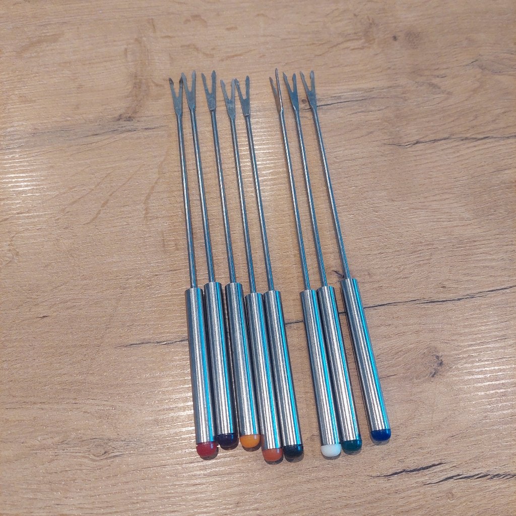 Fonduevorken, Overige materialen, Ophalen of Verzenden, Zo goed als nieuw, Overige merken