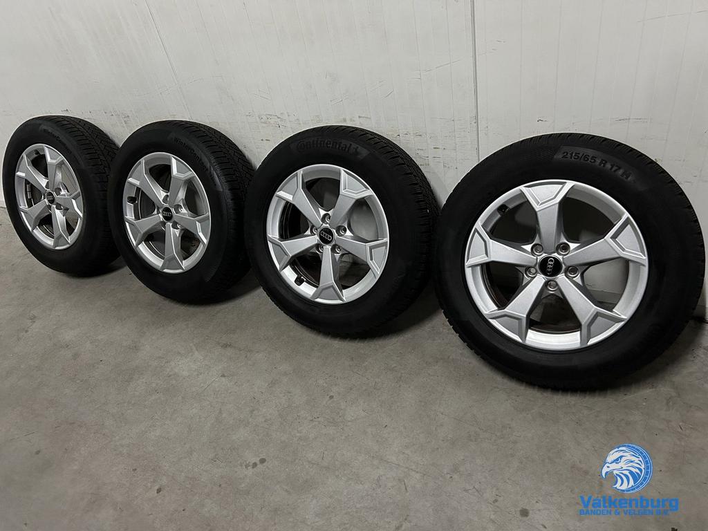 8mm! Originele Audi Q3 SQ3 F3 83A 17 inch velgen 5x112 winte, Pneus et Jantes, Véhicule de tourisme, -, 17 pouces