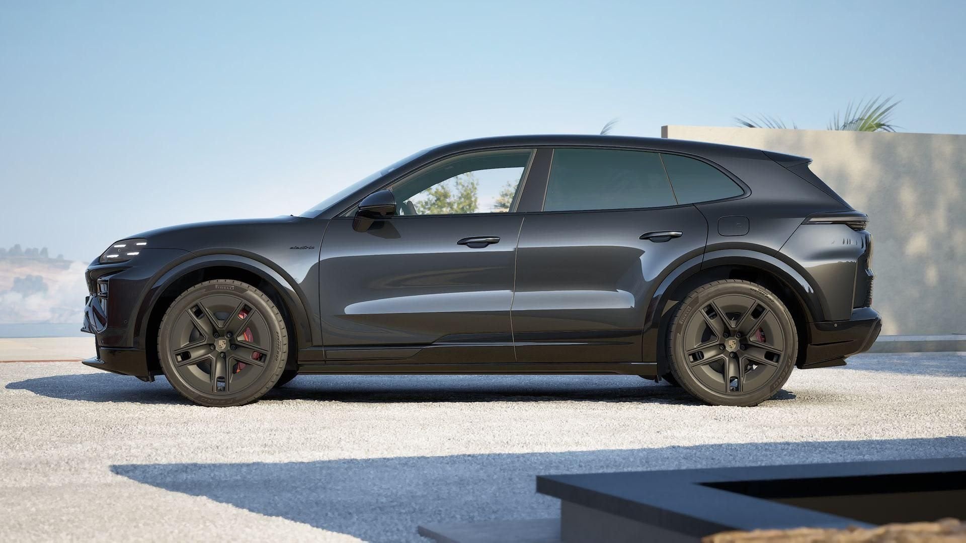 Porsche Cayenne Electric Turbo 113 kWh 4W-BESTURING|BURMESTE, Auto's, Automaat, Cayenne, Zwart, 113 kWh