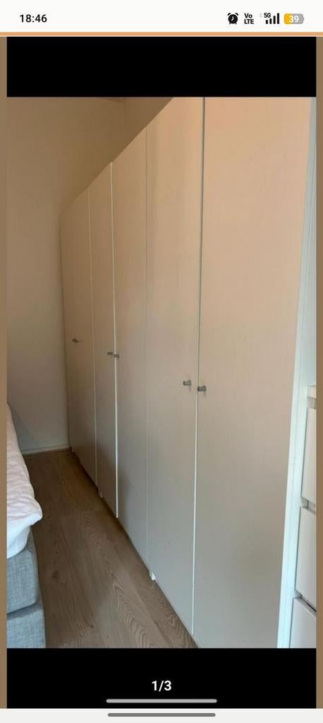 3 witte Ikea kasten, Ophalen of Verzenden