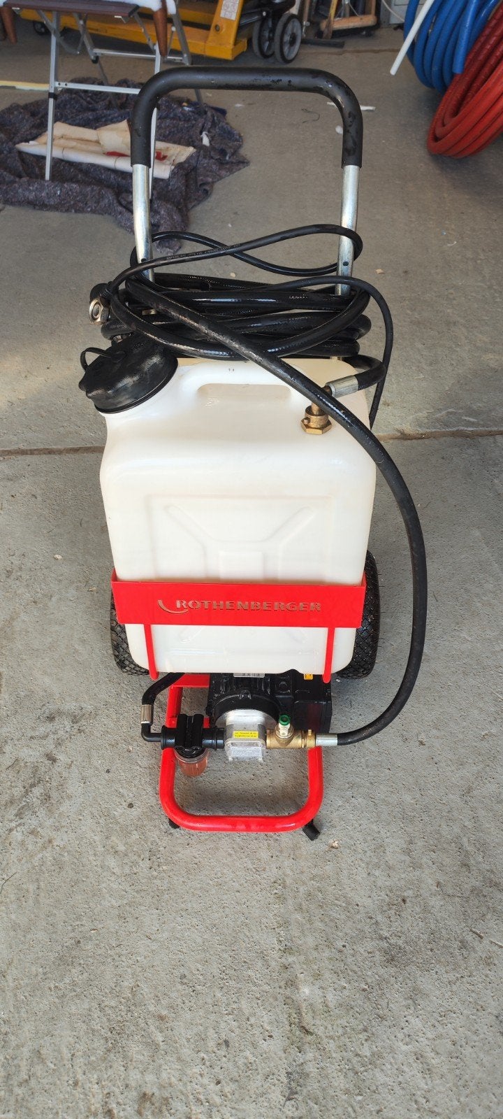 Rothenberger ROSOLAR PUMP PLUS COMPACT – vul- en spoelpomp, Ophalen, Gebruikt