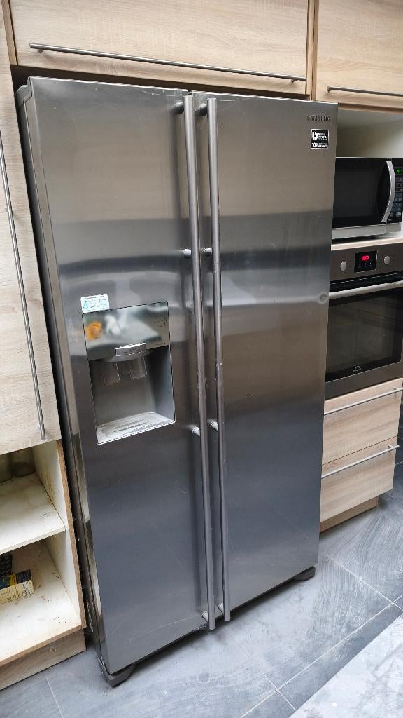 Réfrigérateur congélateur frigo samsung 537 litres, Classe énergétique A ou plus économe, Avec compartiment congélateur, 160 cm ou plus