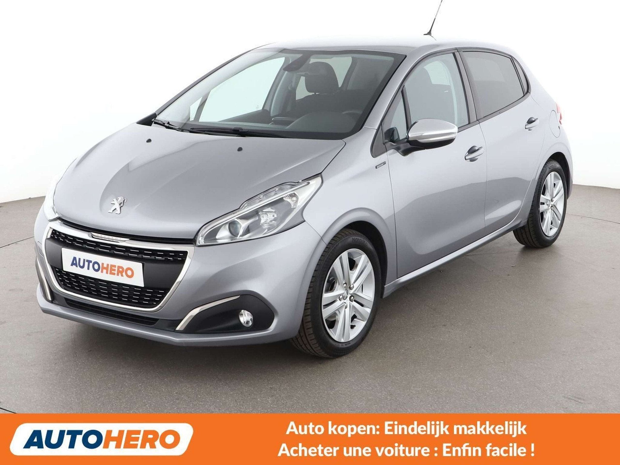 Peugeot 208 1.2 PureTech Signature, Autos, Argent ou Gris, Achat, Euro 6, Noir