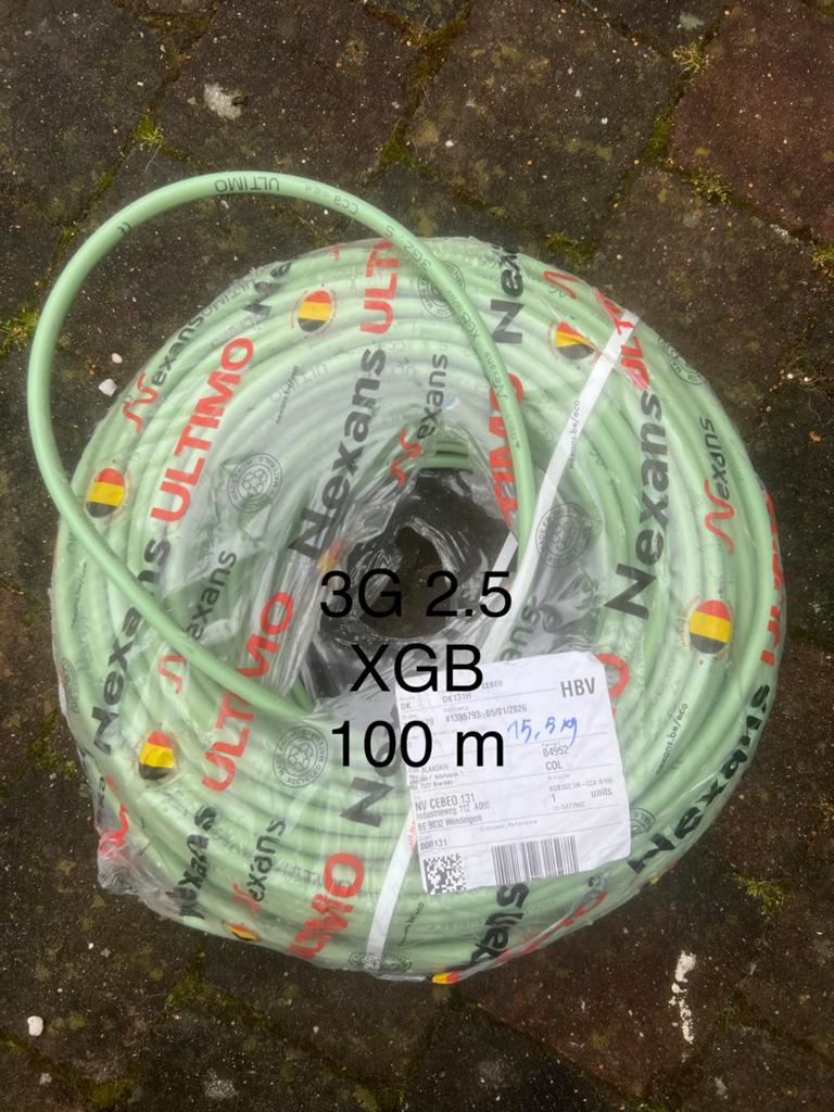 3G 2.5   XGB, Doe-het-zelf en Bouw, Elektriciteit en Kabels, Ophalen of Verzenden, Nieuw