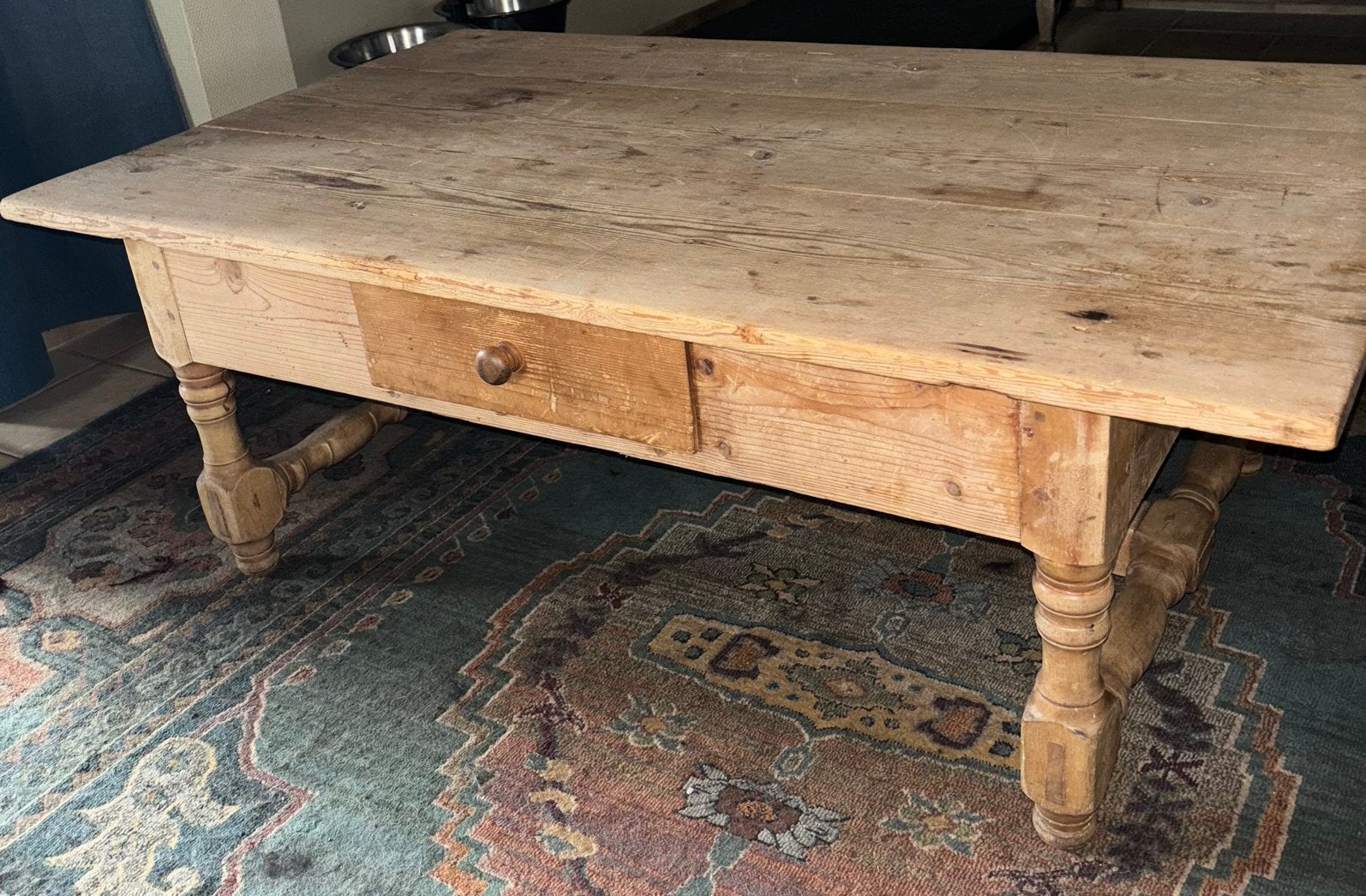 Belle table basse française ancienne à vendre, Enlèvement, Comme neuf