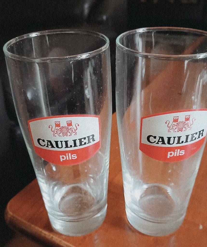 Oude bierglazen, Ophalen, Gebruikt