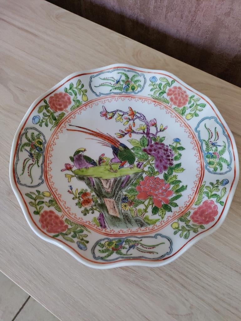 plat coloré chinois, Antiquités & Art, Enlèvement