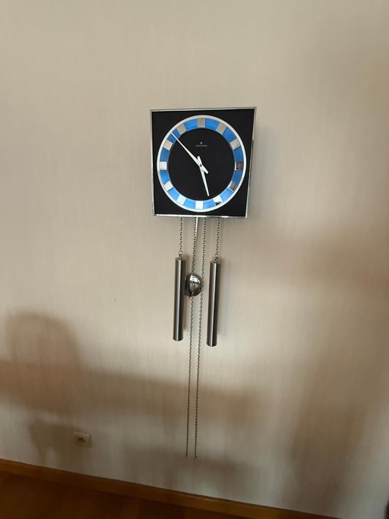 Vintage Junghans w.748 W Clock Mid-Century Design with Chime, Huis en Inrichting, Woonaccessoires | Klokken, Ophalen of Verzenden